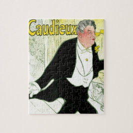 Vintages Jugendstil, Caudieux von Toulouse Lautrec Puzzle