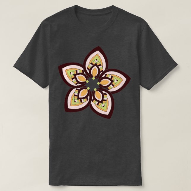 Vintages Jugendstil-Design T-Shirt (Design vorne)