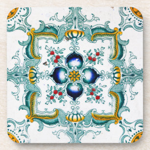 Vintages Jugendstil Getränkeuntersetzer