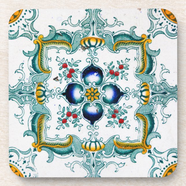 Vintages Jugendstil Getränkeuntersetzer (Vorderseite)