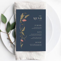 Vintages Jugendstil-Hochzeitmenü