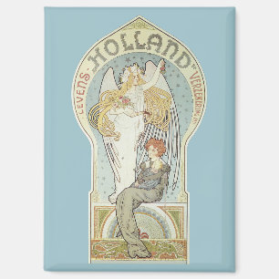 Vintages Jugendstil, Holland Levensverzekering Magnet