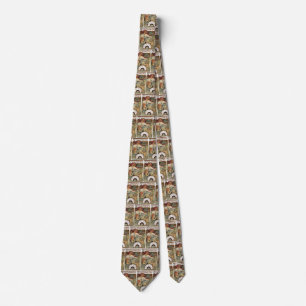 Vintages Jugendstil, Kekse von Alphonse Mucha Krawatte