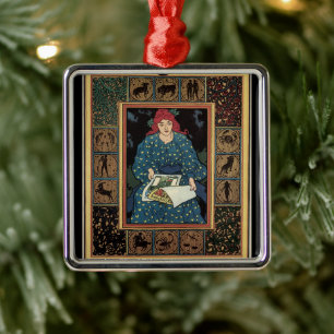 Vintages Jugendstil, Kunsthandwerkbuch Ornament Aus Metall