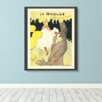 Vintages Jugendstil, La Goulue von Toulouse Lautre