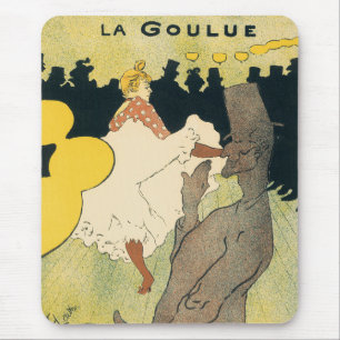 Vintages Jugendstil, La Goulue von Toulouse Lautre Mousepad