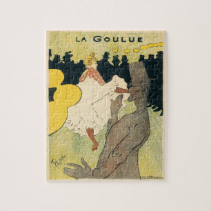 Vintages Jugendstil, La Goulue von Toulouse Lautre Puzzle