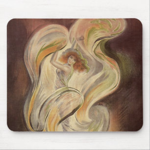 Vintages Jugendstil, La Loie Fuller Moderner Tänze Mousepad