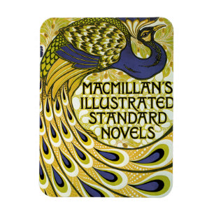 Vintages Jugendstil, Macmillans Pfauenfeder Magnet