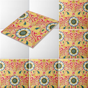 Vintages Jugendstil-Muster Fliese