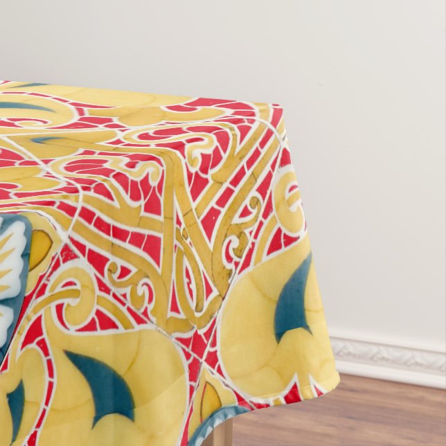 Vintages Jugendstil-Muster Tischdecke (Beispiel)