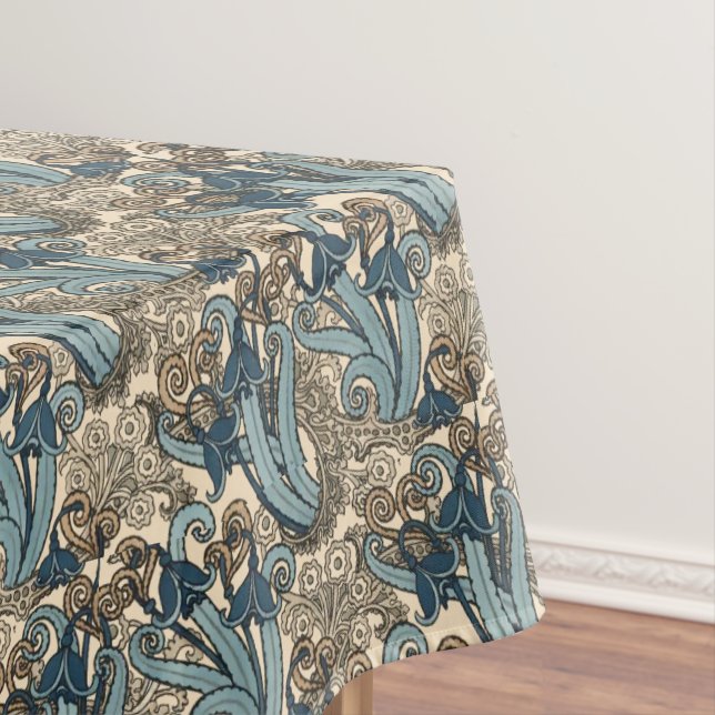 Vintages Jugendstil-Snowdrop Blume Muster Tischdecke (Beispiel)
