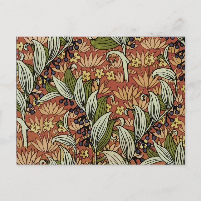 Vintages Jugendstil-Solomon-Siegel, M.P. Verneuil Postkarte (Vorderseite)