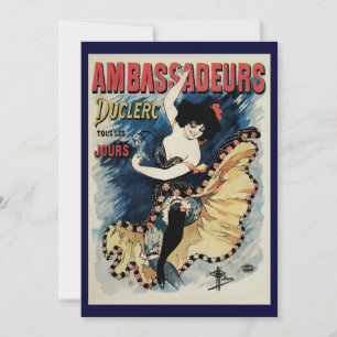 Vintages Jugendstil, Spanischer Flamenco-Tänzer