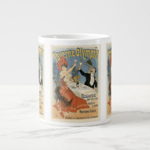 Vintages Jugendstil, Taverne Olympia Restaurant Jumbo-Tasse