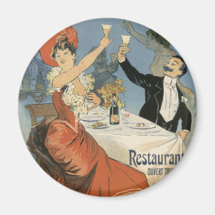 Vintages Jugendstil, Taverne Olympia Restaurant Magnet
