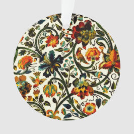 Vintages Jugendstil-Thistles Cicadas Muster Ornament