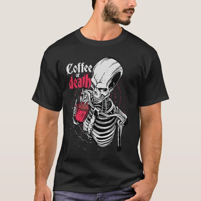 Vintages Kaffeekelett T-Shirt (Vorderseite)