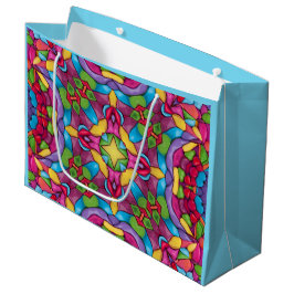 Vintages Kaleidoskop Große Geschenktüte