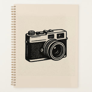 Vintages Kamera-Notebook - Retro-Fotografie Planer
