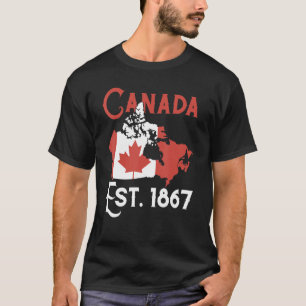 Vintages Kanada Osten. 1867 Ahornleaf T-Shirt