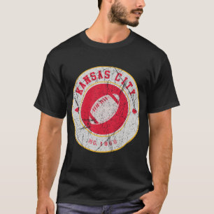 Vintages Kansas-City-Fußballlogo T-Shirt