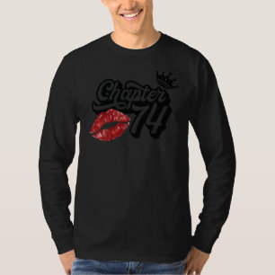Vintages Kapitel 74 Kleine Lippen glücklich Geburt T-Shirt