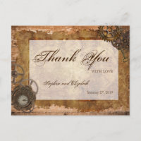 Vintages Kartenholz aus industriellem Steampunk