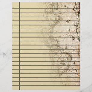 Vintages Kartenlesepapier