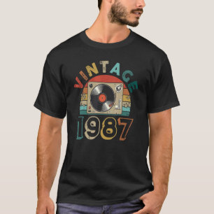 Vintages Kassettenband 1987, 35 Jahre alt T-Shirt