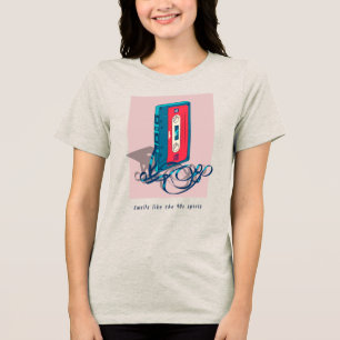 Vintages Kassettenband der 90er Jahre Tri-Blend Shirt