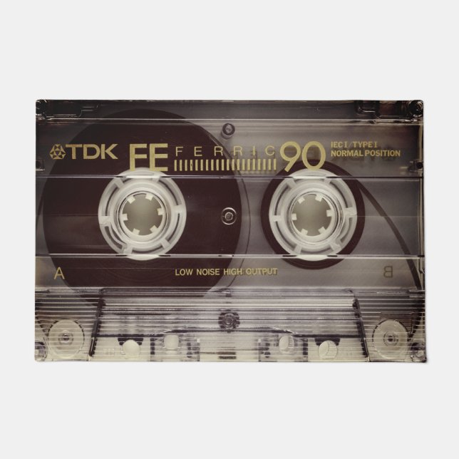 Vintages Kassettenband Fußmatte (Vorderseite)