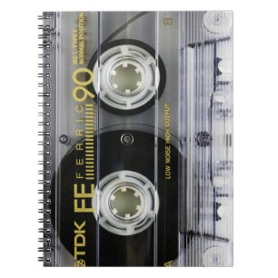 Vintages Kassettenband Notizblock