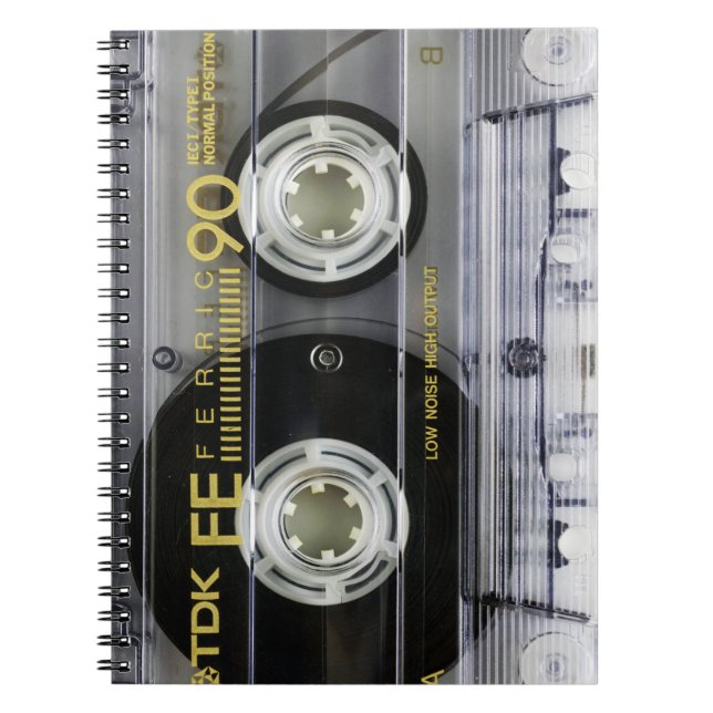 Vintages Kassettenband Notizblock (Vorderseite)