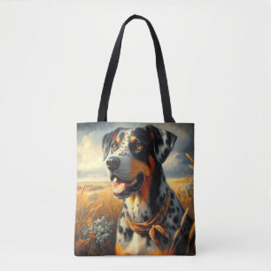 Vintages Katahoula Leopard Hundepainting