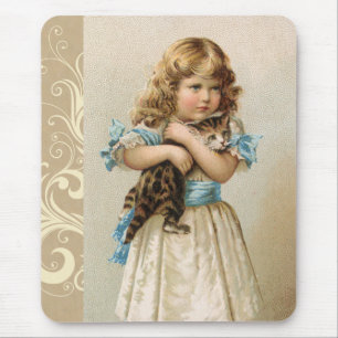 Vintages Kätzchen Mousepad