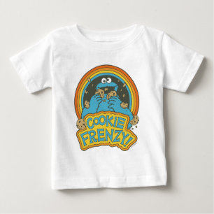 Vintages Keksmonster   Cookie Frenzy Baby T-shirt