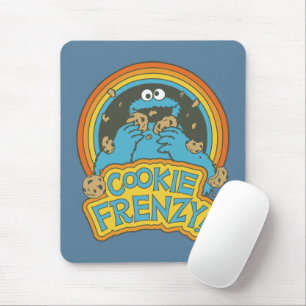Vintages Keksmonster Cookie Frenzy Mousepad