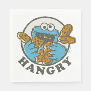 Vintages Keksmonster Hangry Serviette