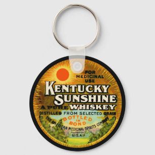 Vintages Kentucky Whiskey-Label Schlüsselanhänger