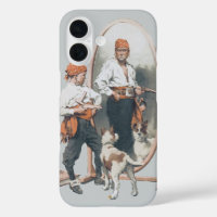 Vintages Kind, Boy Pirate, Hund, Spiegel, Bukcanee