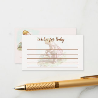 Vintages Kind Zeichnend Garden Party Kinderdusche Begleitkarte