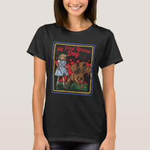 Vintages Kinderspiel Horror Dark Spaß Meine erste  T-Shirt