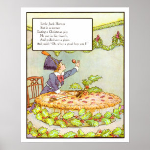 Vintages Kinderzimmer Print - Kleiner Jack Horner Poster