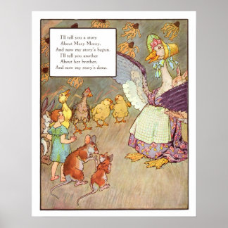 Vintages Kinderzimmer Print - Mary Morey Poster