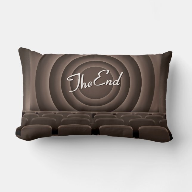 Vintages Kinotheater Lendenkissen (Vorderseite)