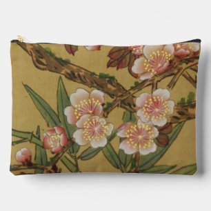 Vintages Kirschblühen asiatische japanische Blume Zubehörtasche