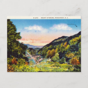Vintages Kitasuma Ridge Wappen, North Carolina Postkarte