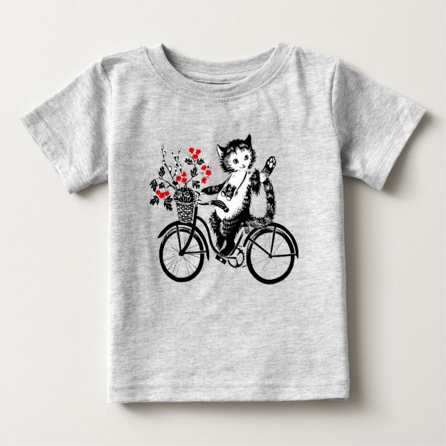 Vintages Kitesurfen Baby T-shirt (Vorderseite)