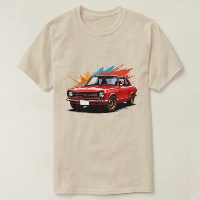 Vintages klassisches Auto T-Shirt (Design vorne)